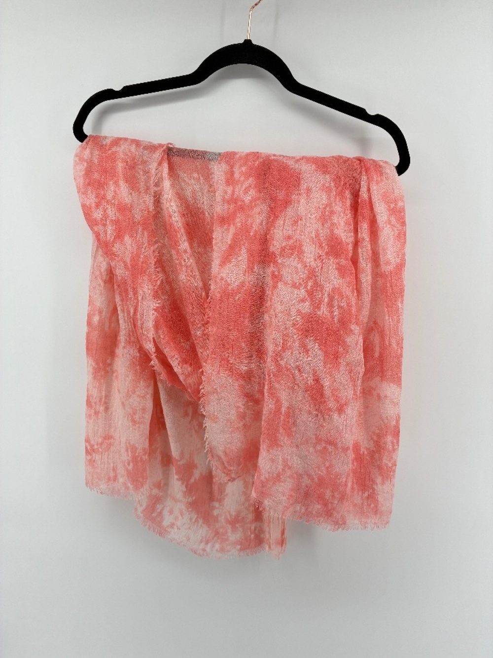 MASSIVE $10 SALE Pink & White Marbled Scarf